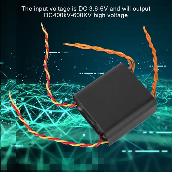 DC 3.6-6V 600KV Højspændingsgenerator Dobbelt Bue Boost Step Up Strømmodul Transformer