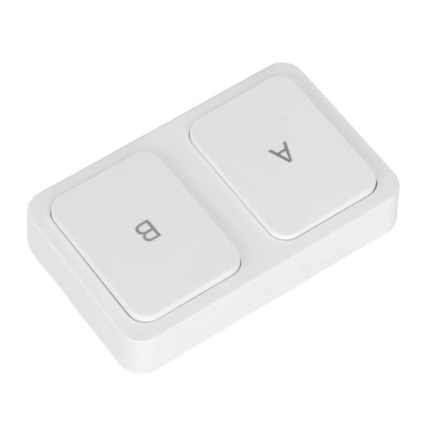 Trådløs Smart Scene Switch Smart Home-enheder 2-vejs trykknapkontakt til Tuya Zigbee-forbindelse