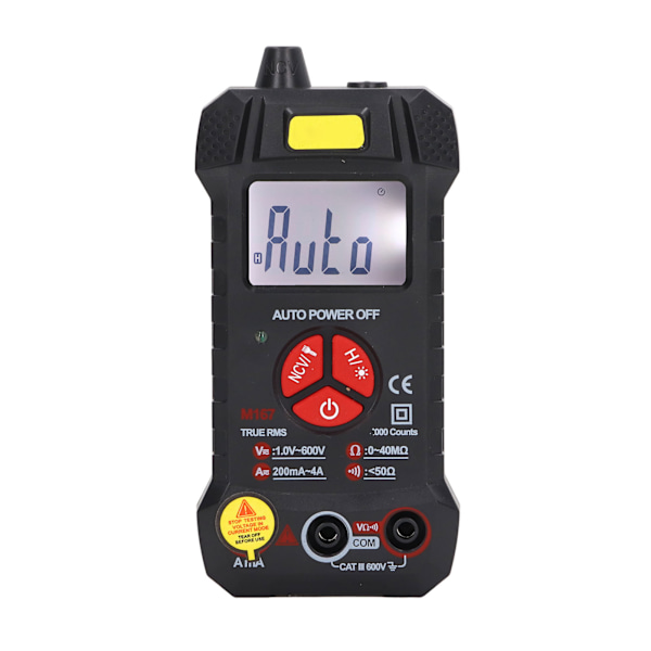 Multimeter Automatisk Genkendelse Nøjagtig Bærbar Professionel Digital Multimeter