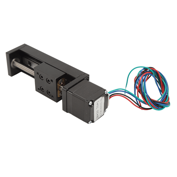 Mini lineaarinen kisko-ohjainliukutoimilaite askelmoottorinen liikevaihe 50 mm:n isku DIY CNC-reitittimen osat