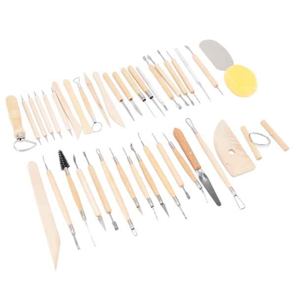 41 stk. Polymer Clay Sculpting Tools Multifunktion Clay Sculpting Tools til begyndere eksperter børn