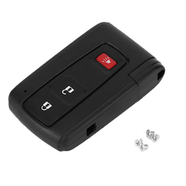 3-Knaps Fjernbetjenings Nøgle Fob Etui Skal med Embryo Passer til Toyota Prius 2004-2009
