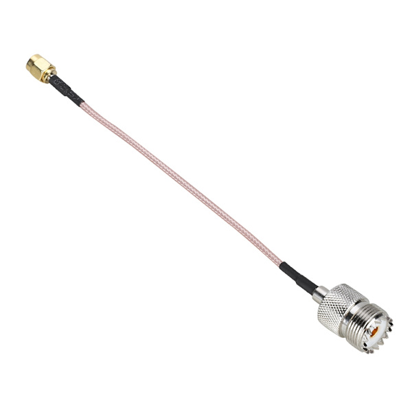 1st SMA hane till UHF hona Adapter Kabelkontakt Omvandlare för RF-radioantenn 15cm