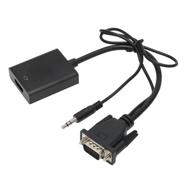 VGA til HDMI Audio Converter Signal Adapter