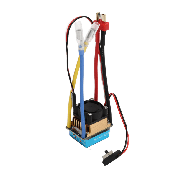 320A dobbeltvejs tovejs børstet ESC med blæser 3A 5V 3 tilstande Vandtæt Universal Multiple Protection RC Boat ESC 1 til 1