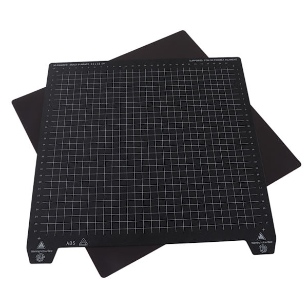Fjedrende stål byggeplade 2-sidet PLA ABS printbar magnetisk fleksibel 3D-printning fjedrende stålplade 310 x 310mm