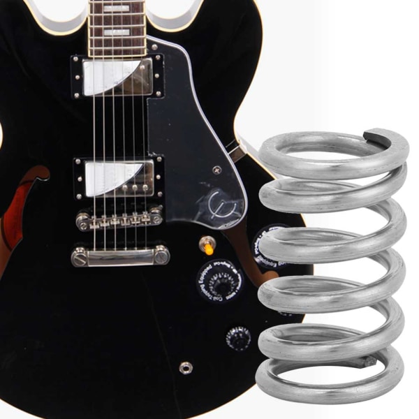 Tremolo Bridge spänningsfjäder för Bigsby elbasgitarr delar tillbehör (silver)