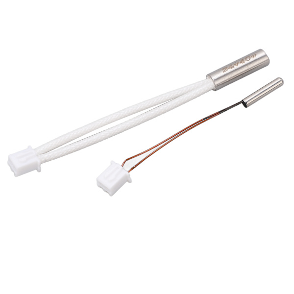 Termistorkabel i rustfritt stål med 24V 40W varmeelementpatron temperatursensor for 3D-printer
