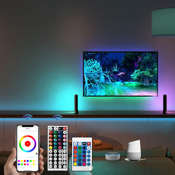2835 Wifi LED-stripebelysning Vanntett fleksibel lysstripe DC 12V Infrarødt lyssett for innendørs utendørs 5m / 16,4ft