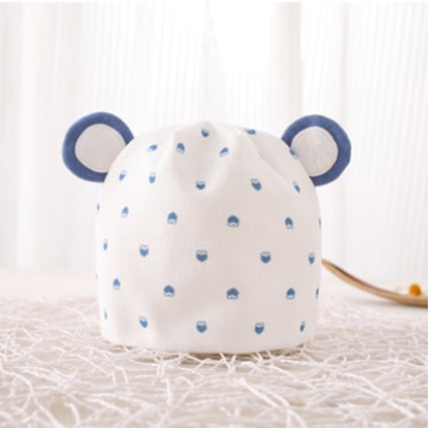 Nyfödd Hatt Benfri Söt Andningsbar Bomulls Baby Beanie Hatt Keps för 0 till 3 Månader Pojkar Flickor