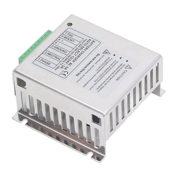 12V 24V Generator Batterilader 2-trinns Lading Automatisk Batteriregulator 220-240VAC