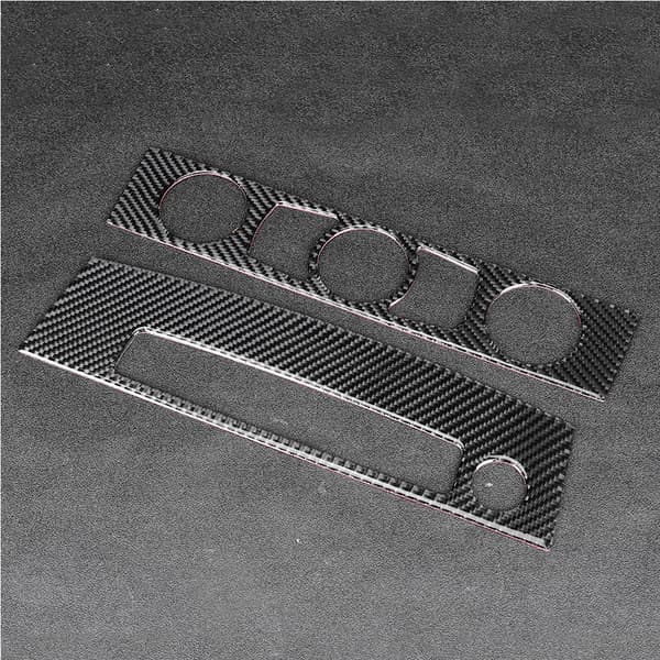 Kulfiber AC Panel Cover Trim BMW 5-serie 2008 2010