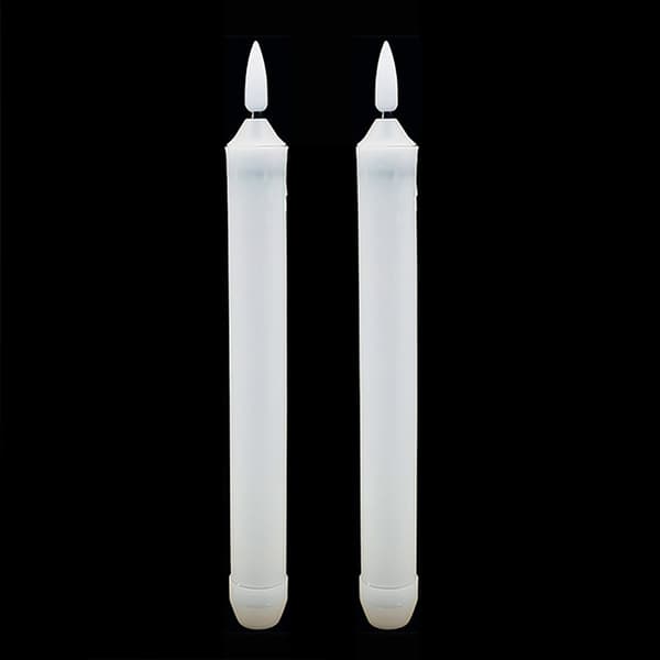 LED Kronelys med varmhvitt lys - 2-pakning