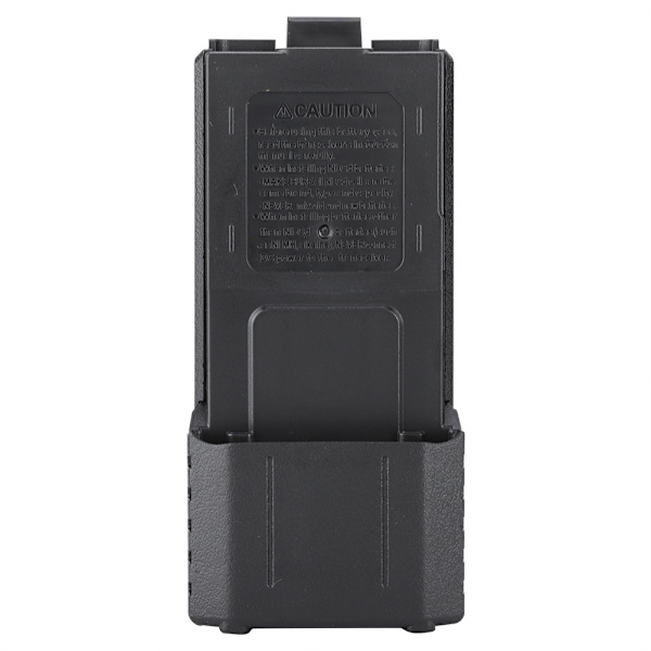 Bærbar plastik lang sort batterikasse til BAOFENG UV 5R, UV 5RB, UV 5RE, UV 5Re
