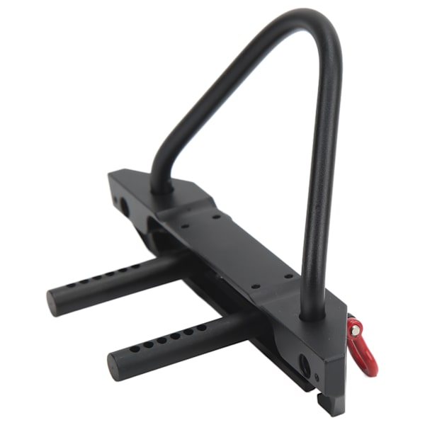 RC Bil Forreste Bumper Aluminium Legering Forreste Bumper med Lampe til AXIAL SCX10 90046 90047 1/10 RC Crawler Bil Sort