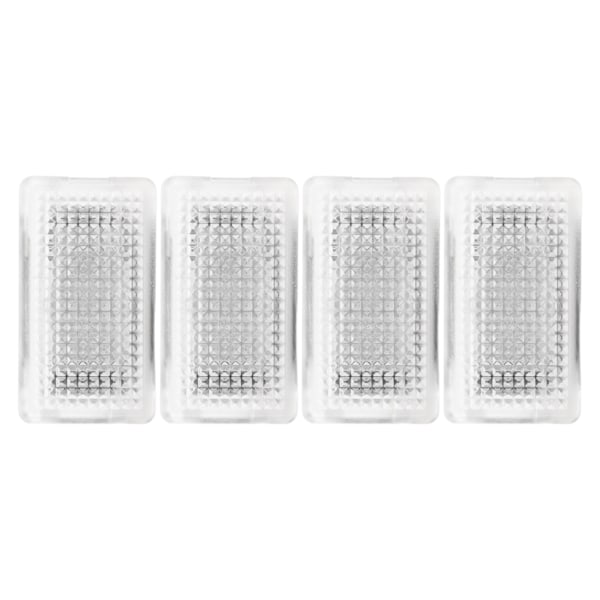 4 stk LED-lys for interiør, bagasjerom, frunk, dør, fotbrønn, erstatning for Tesla Model 3 Y S X Blå