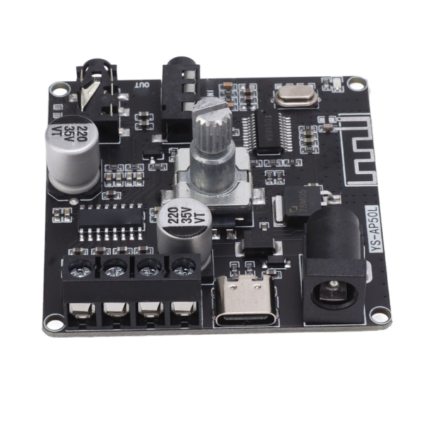 Bluetooth förstärkarkort Power Dual Channel Stereo Digital förstärkarmodul 2x50W DC12‑24V