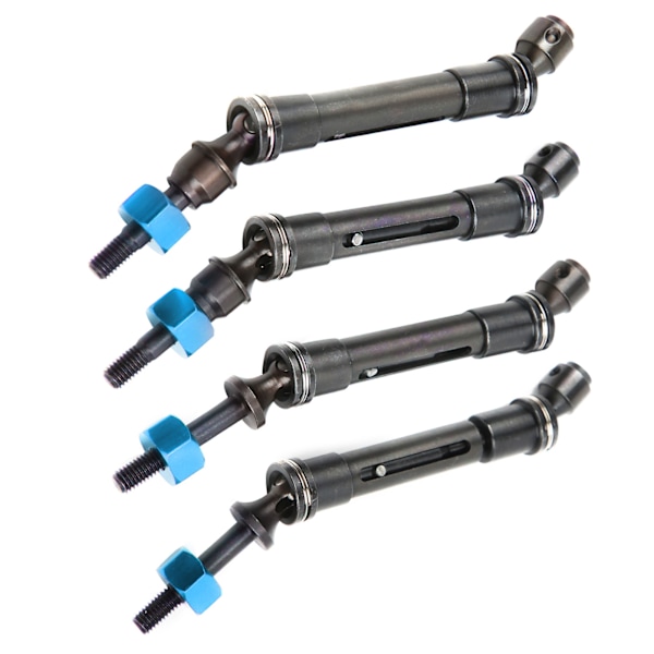 Metall CVD främre bakre drivaxel transmissionsaxel med adapter för TRAXXAS SLASHBlue
