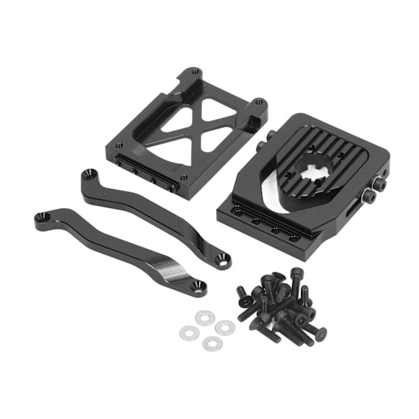 RC Pikakiinnitteinen Moottorin Pohja Alumiiniseos Vankka Rakenne TRAXXAS 1/6 XRT 8S 1/5 6S 8S Musta
