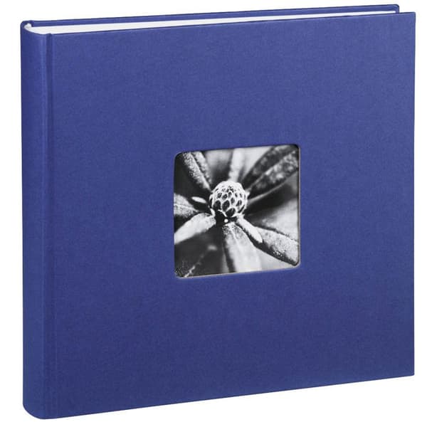 ALBUM JUMBO FINE ART 30X30 100S SORT hvit Blå