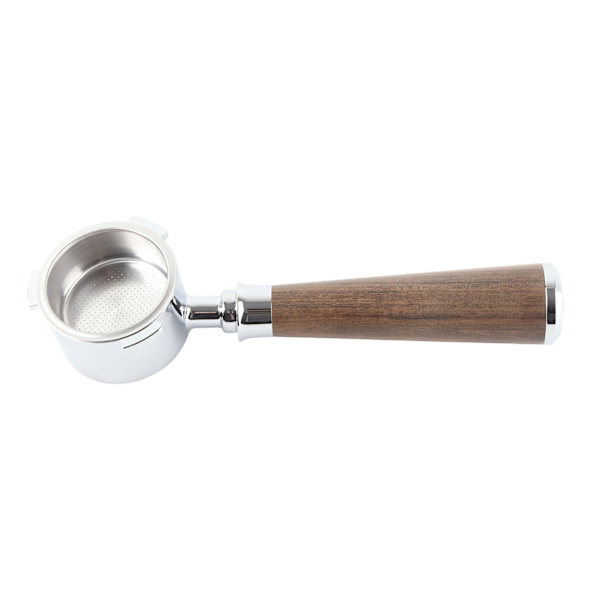 Bottenlös Portafilter 51mm Bottenlös Filterhandtag Zinklegering Kaffemaskinhandtag för DELONGHI ECP685 ECP680