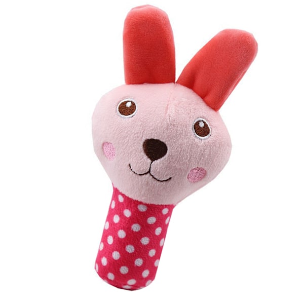 Rose Red Rabbit - Lemmikin Purulelu, Pehmeä ja Purukestävä, Hampaiden Hiomiseen ja Ahdistuksen Lievittämiseen Koirien Varten