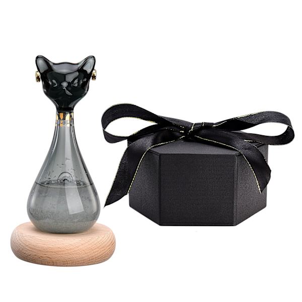 Väderprognos Kattflaska Svart Ergonomisk Robust Glas Väderprognos För Vardagsrum Kök