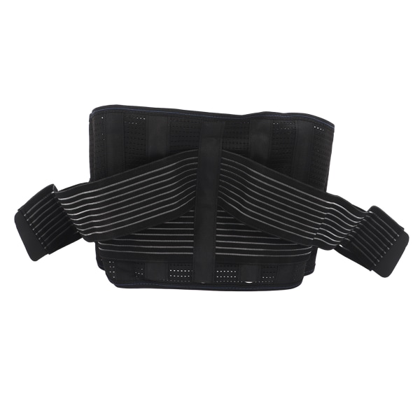 Korsryggstøtte Komfortabel strekknettingsbelte Stålplatestøtte Dobbelt kompresjonsbelte med varm pute L