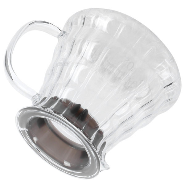 Kaffebehållare i hög borosilikatglas, vattenkokare, tekanna, tillbehör för hem och kontor, 500 ml