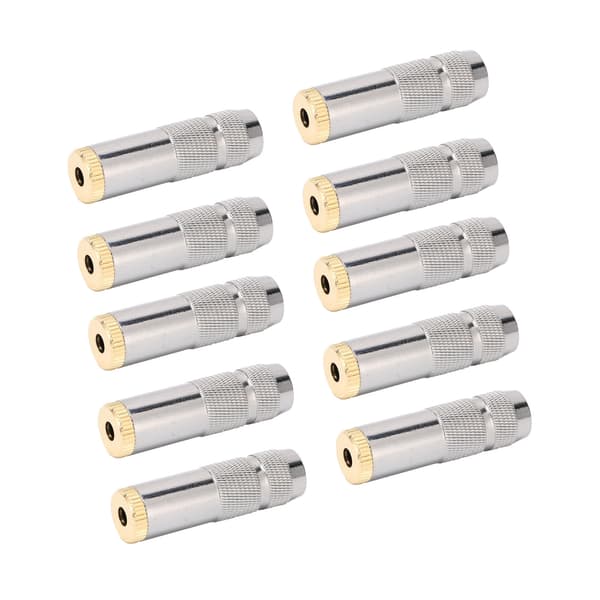 10 stk. 3,5 mm 5-niveau hunbalanceret lydadapter stikforbindelse