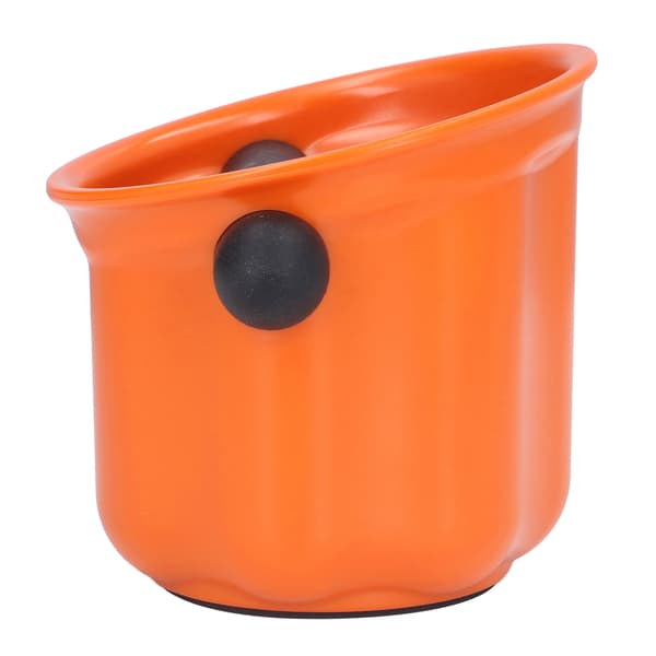 Kaffe Knock Box Stødabsorberende Holdbar Kaffe Dump Bin Cafe Tilbehør til Kaffegrums Orange