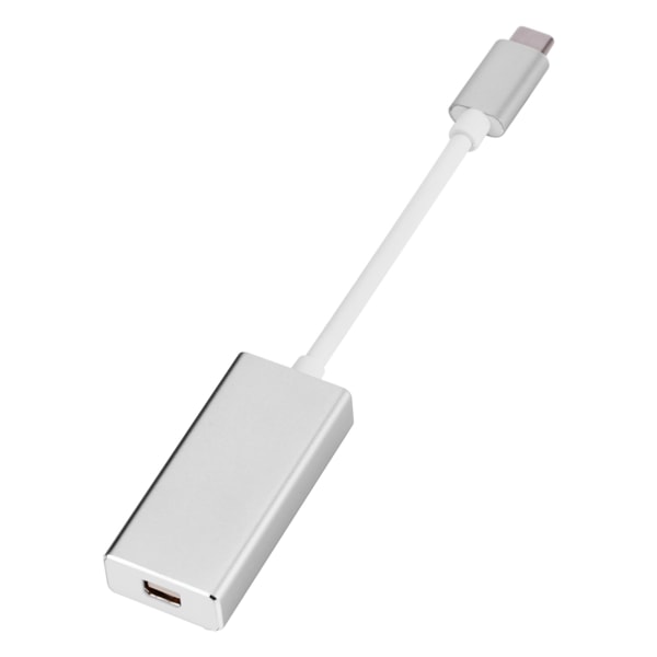 USB3.1 Typec - Mini DisplayPort -sovitin USBC - Mini DP -muunnin Macbookille, hopea