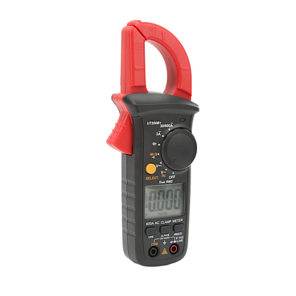 Digital klämmamätare AC DC spänning ström resistans kapacitansmätare elektrisk test multimeter