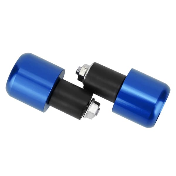 2 stk. Motorcykelstyr Endeprop 22 mm Diameter Blåt Modifikationstilbehør