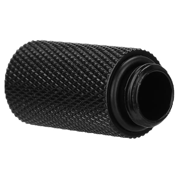 G1/4 Forlenget Sete 30mm Lengde Kromplate for Datamaskin Vannkjølingssystem Tilbehør (Svart)