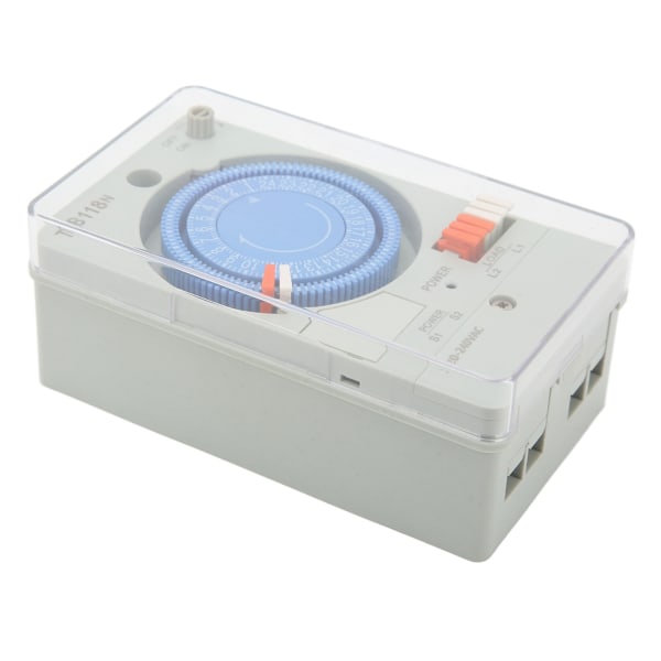 Mekanisk timerbryter Anti-interferens Programmerbar tidtaker for gatelys 220‑240V