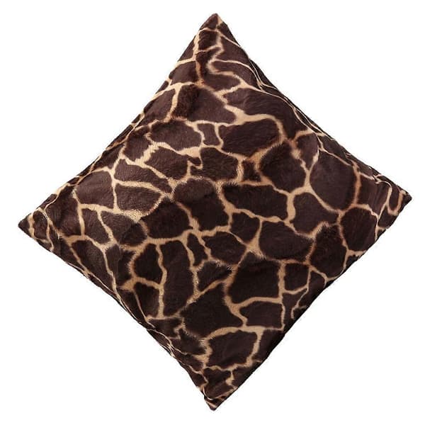 45 cm Dyremønster Leopard Zebra Pudebetræk Sofadekor #01 A 4 A 4 45x45cm