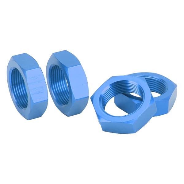 4 st 24 mm hjulnavmutter i aluminiumlegering med hög hållfasthet 24 mm hexnavmutter för ARRMA 1/5 Outcast Kraton 8s mörkblå