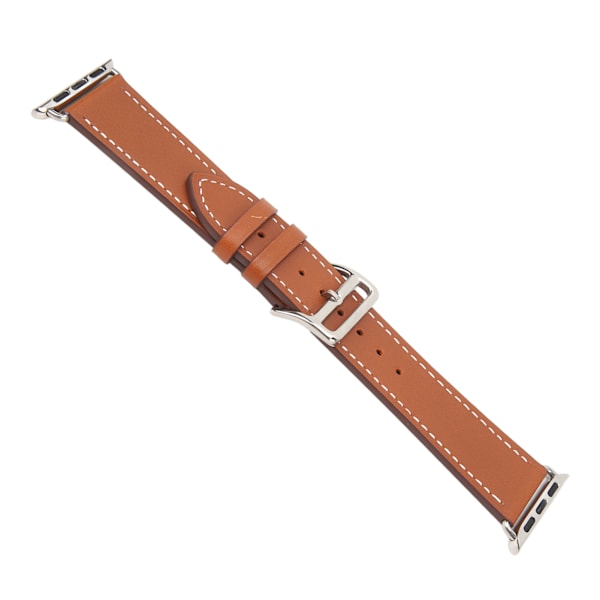 Älykellon nahkaranneke universal watch vaihtoranneke IWatch Series SE:lle 8 7 6 5 4 3 2 1 38 mm 40 mm 41 mm ruskea