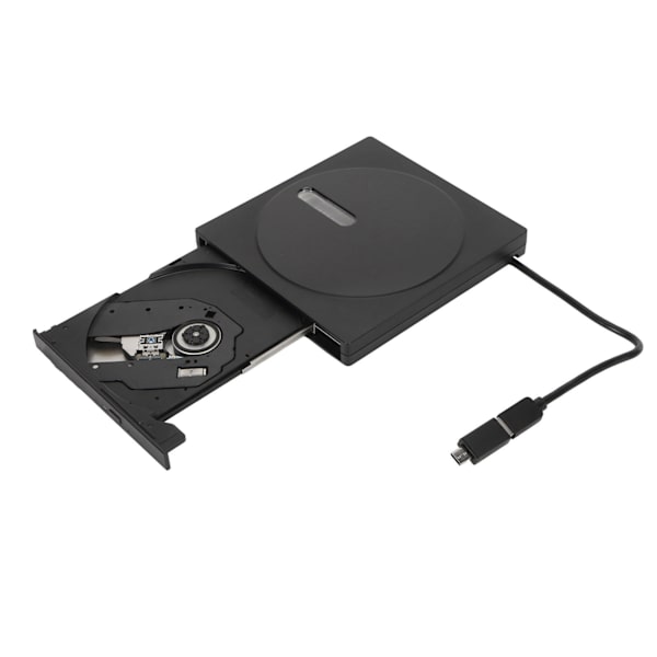 USB3.0 USB C Extern CD DVD-enhet 5 Gbps USB Optisk skivdrivrutin för bärbar dator Desktop för Windows för OS X för Linux