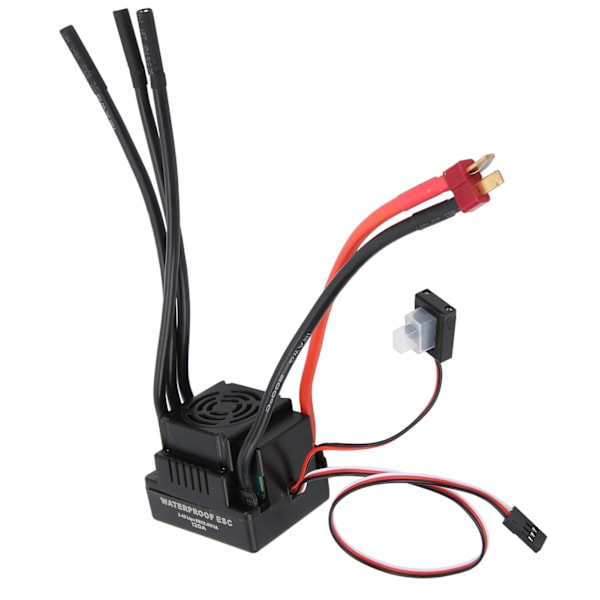 120A RC Brushless Vandtæt Elektronisk Hastighedsregulator ESC til 1/8 1/10 RC Bil