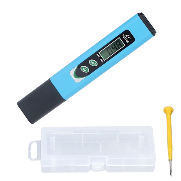 Pen Type EC Meter ABS LCD Husstand Ledningsevne Pen ATC Bærbar Vandkvalitetsmålingsværktøj