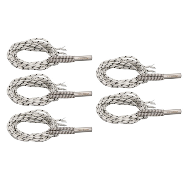 5 stk 3D-skriver varmeelement 50W rustfritt stål hode nikkel krom tråd 3D-skriver varmeelement patronvarmer 1m/39.4in DC12V
