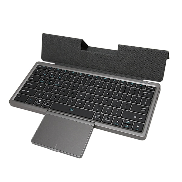 Tablett Tastaturvesker med Sporplate Avtakbar Samtidig Driftsmodus Multifunksjonell Tablettveske for Win XP for Win 7 10 11 Jern Grå