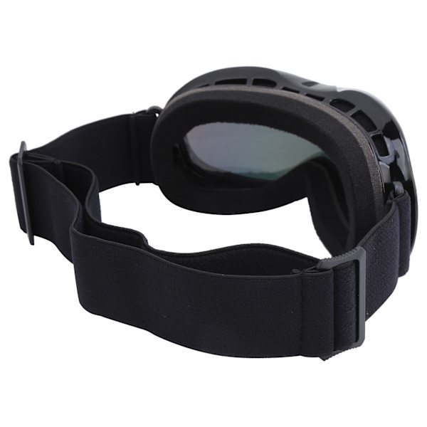 Børn Ski Snowboard Goggles Dobbeltlags linser AntiFog UV beskyttelse Snow Goggles (Sort Rød)