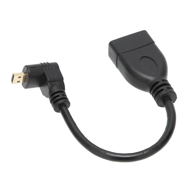 HDMI til Mini HDMI Kabel 90 Grader Lyd Computer
