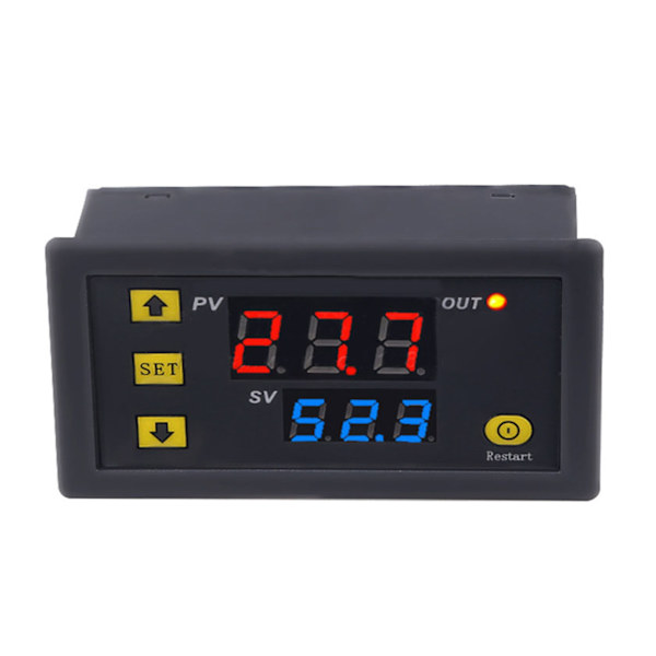 Digitalt display temperaturregulator, opvarmning og køling, temperaturkontrol, omskiftermodul AC110-220V