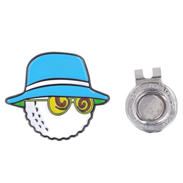 Golfbold Marker Hat Clips Letvægts Aftagelige Magnetiske Anti Rust Briller Fisherman Hat Clips til Kvinder Mænd Blå
