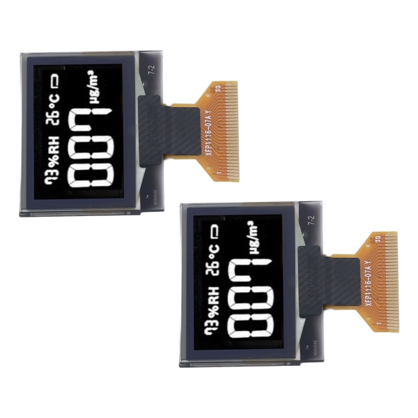 2 kpl nestekidenäytön moduuli orgaaninen valoa emittoiva diodi 128x64 resoluutio CH1106 30PIN 1.3in MRA103-1 (valkoinen)