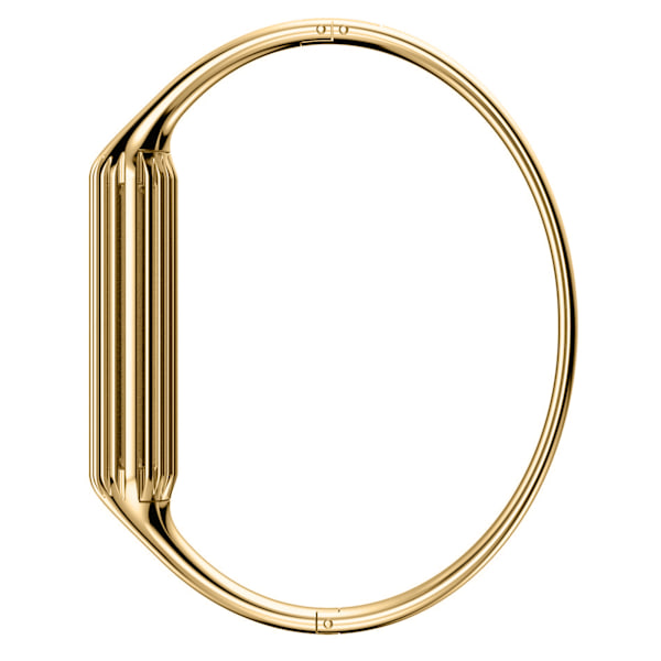 Armband i rostfritt stål Metallarmband Handledsdekorationstillbehör för Fitbit Flex 2Gold